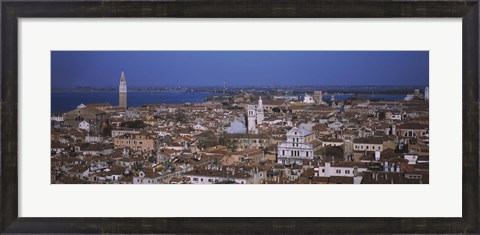 Framed Aerial view of Venice, Italy Print