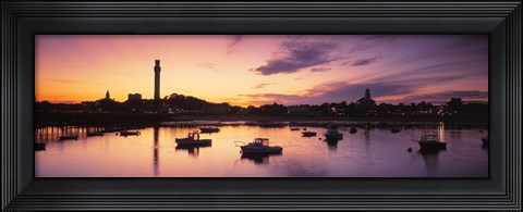 Framed Harbor Cape Cod MA Print