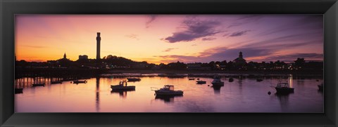 Framed Harbor Cape Cod MA Print