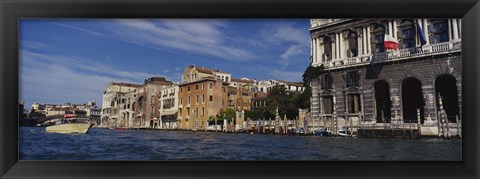 Framed Buildings on the Venice, Italy Waterfront Print