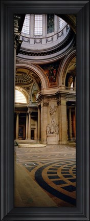 Framed Pantheon Interior Paris France Print