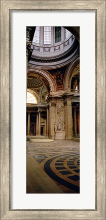 Framed Pantheon Interior Paris France Print