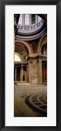 Framed Pantheon Interior Paris France Print