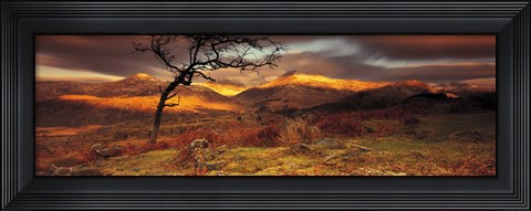 Framed Snowdonia National Park, Wales, United Kingdom Print