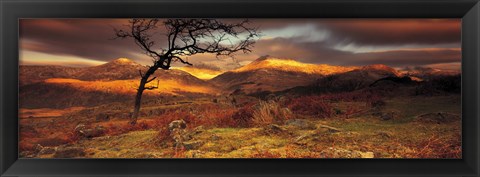 Framed Snowdonia National Park, Wales, United Kingdom Print