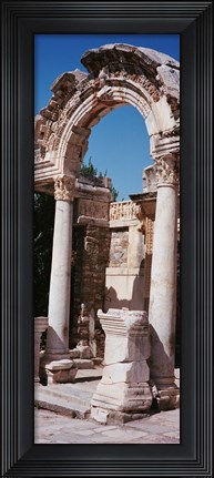 Framed Turkey, Ephesus, building facade Print