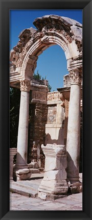 Framed Turkey, Ephesus, building facade Print