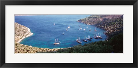 Framed Kalkan Turkey Print