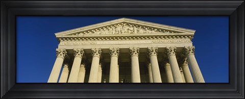 Framed Low angle view of a government building, US Treasury Department, Washington DC, USA Print