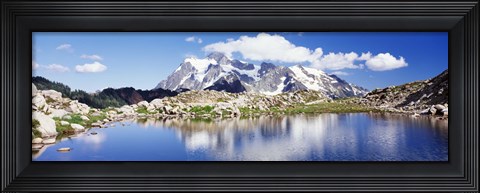 Framed Mt Baker Snoqualmie National Forest WA Print
