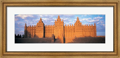 Framed Great Mosque Of Djenne, Mali, Africa Print