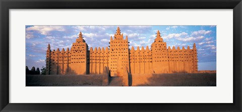 Framed Great Mosque Of Djenne, Mali, Africa Print