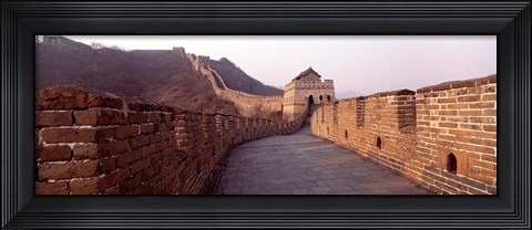 Framed Path on a fortified wall, Great Wall Of China, Mutianyu, China Print