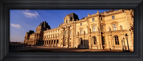 Framed Facade of an art museum, Musee du Louvre, Paris, France Print