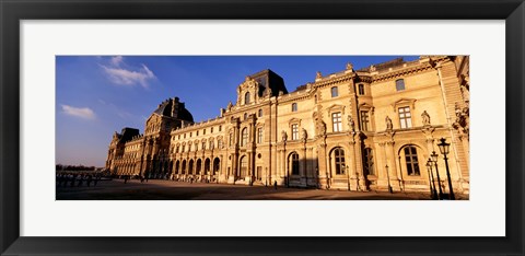 Framed Facade of an art museum, Musee du Louvre, Paris, France Print