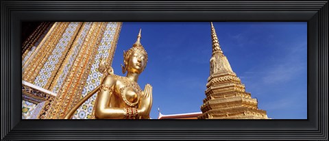 Framed Wat Phra Kaeo Statue, Grand Palace, Bangkok, Thailand Print