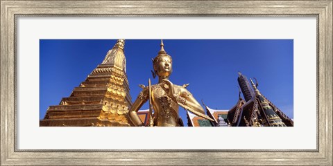 Framed Wat Phra Kaeo, Grand Palace, Bangkok, Thailand Print