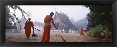 Framed Vat Xieng Thong, Luang Prabang, Laos Print