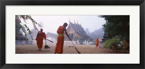 Framed Vat Xieng Thong, Luang Prabang, Laos Print