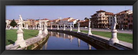 Framed Prato Della Valle, Padua, Italy Print