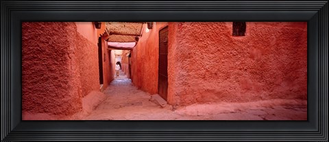 Framed Medina Old Town, Marrakech, Morocco Print