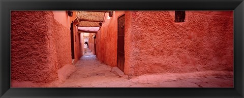 Framed Medina Old Town, Marrakech, Morocco Print