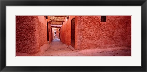 Framed Medina Old Town, Marrakech, Morocco Print