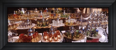 Framed Souk, Marrakech, Morocco (horizontal) Print