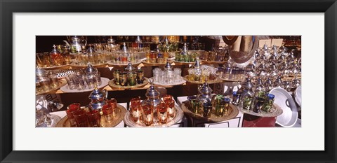 Framed Souk, Marrakech, Morocco (horizontal) Print