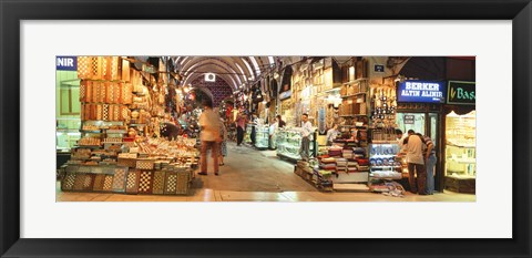 Framed Bazaar, Istanbul, Turkey Print