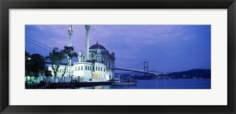 Framed Ortakoy Mosque, Istanbul, Turkey Print