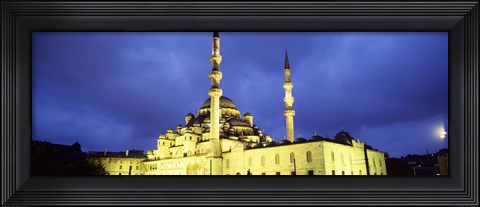 Framed Minarets,Yeni Mosque, Istanbul, Turkey Print