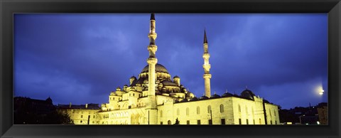 Framed Minarets,Yeni Mosque, Istanbul, Turkey Print