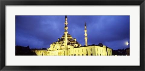 Framed Minarets,Yeni Mosque, Istanbul, Turkey Print