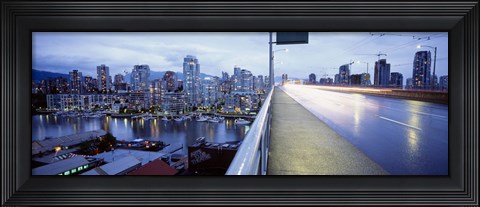 Framed Bridge, Vancouver, British Columbia, Canada Print