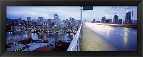 Framed Bridge, Vancouver, British Columbia, Canada Print