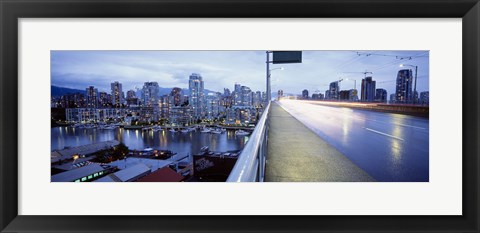 Framed Bridge, Vancouver, British Columbia, Canada Print