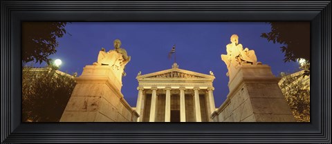 Framed Statues at Art Academy, Athens, Greece Print