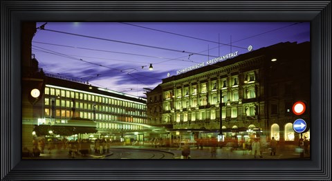 Framed Switzerland, Zurich Print
