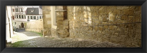 Framed Germany, Tubingen, Street in the village Print