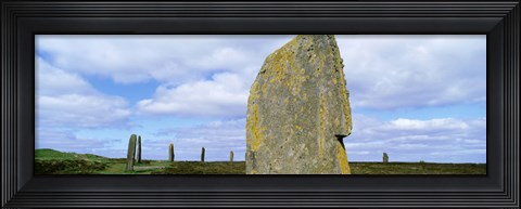 Framed Ring Of Brodgar, Orkney Islands, Scotland, United Kingdom Print
