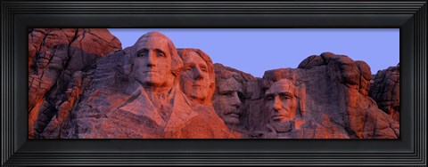 Framed Mount Rushmore, South Dakota Print