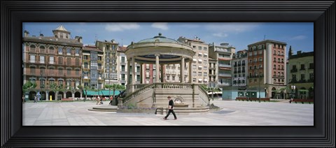 Framed Plaza Del Castillo, Pamplona, Spain Print