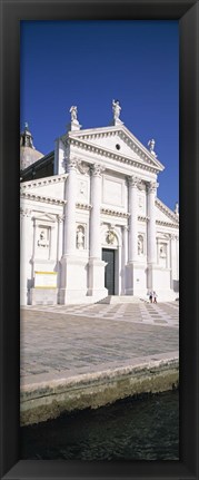 Framed View of a building, San Giorgio, Venice, Italy Print