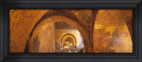 Framed Interior of San Marcos Cathedral, Venice, Italy Print
