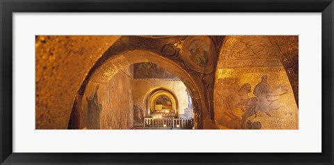 Framed Interior of San Marcos Cathedral, Venice, Italy Print