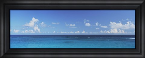 Framed Clouds over the ocean, Atlantic Ocean, Bermuda Print