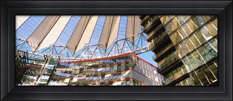 Framed Low angle view of a building, Sony Center, Berlin, Germany Print