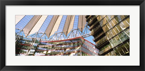 Framed Low angle view of a building, Sony Center, Berlin, Germany Print