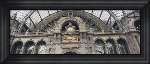 Framed Low angle view of a building, Antwerp, Belgium Print